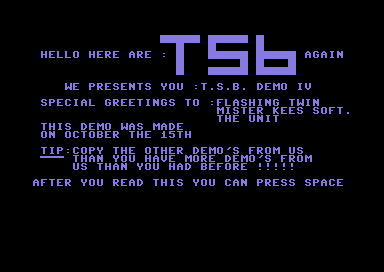 T.S.B. Demo IV