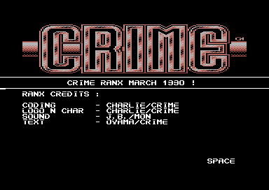 Crime Ranx March 1990