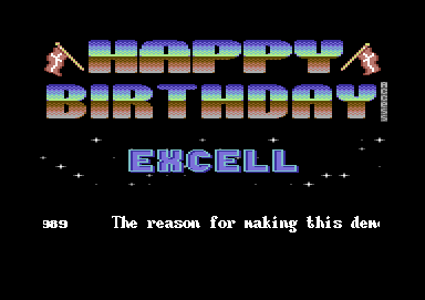 Happy Birthday Excell