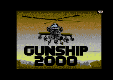Gunship 2000 Title Screen