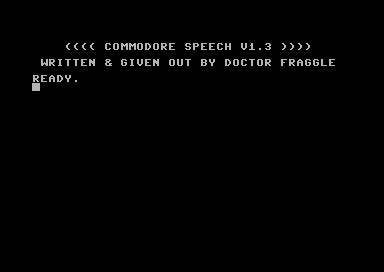 Commodore Speech V1.3