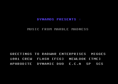 Music from Marble Madness