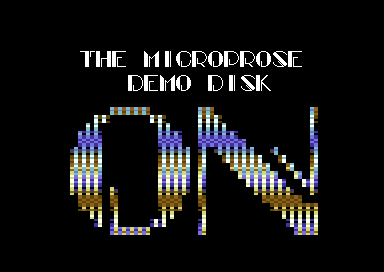 The Microprose Demo Disk