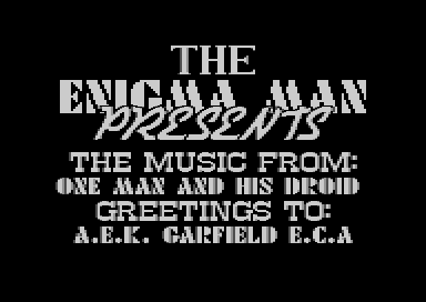 The Music from One Man and His Droid