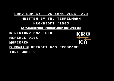 Copy CBM 64 - VC 1541 V2.9 [german]