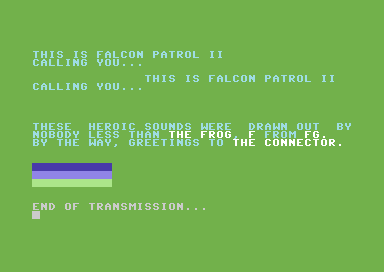 Falcon Patrol II Music