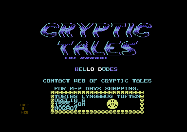 Contact Web of Cryptic Tales