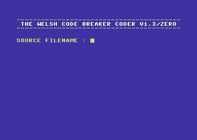 The Welsh Code Breaker Coder V1.3