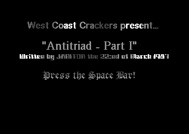 Antitriad - Part I