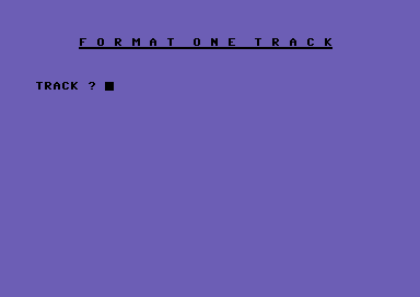 Format One Track