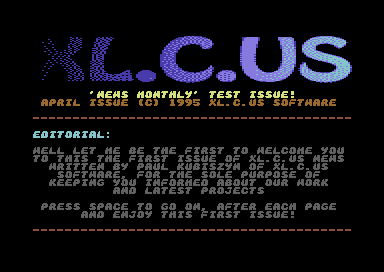 XLCUS News #0