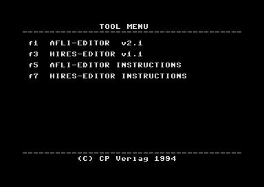 AFLI-Editor V2.1 + Hires-Editor V1.1