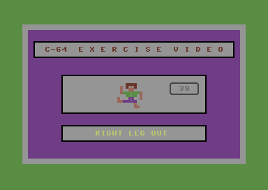 Commodore 64 Exercise Video
