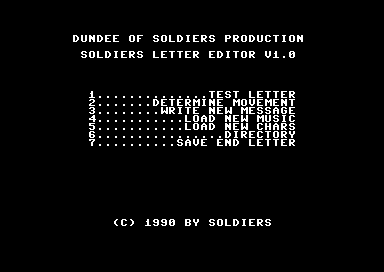 Soldiers Letter Editor V1.0