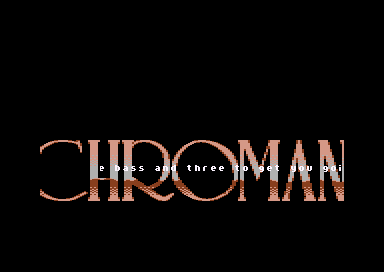 Chromance Intro ALEX-06 (Scroll in big logo)