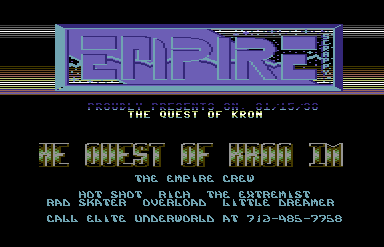 The Quest of Kron