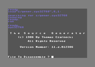 The Source Generator V11.d.012386