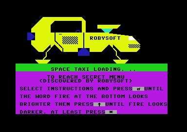 space taxi commodore 64