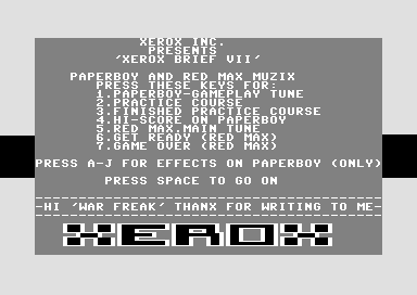 Xerox Brief VII