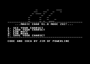 Magic Char V1.0 Mode 2X2