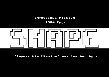 Impossible Mission +H