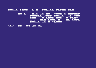 Music from L.A. Police Department