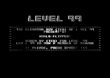 Level 99 Intro