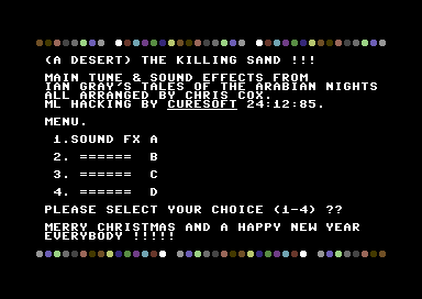 A Desert - The Killing Sand