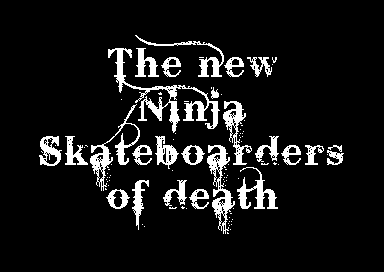The New Ninja Skateboarders of Death
