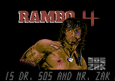 The Picture of Rambo in his 4