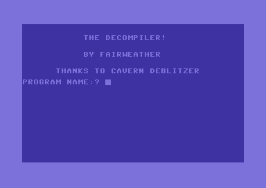 The Decompiler!