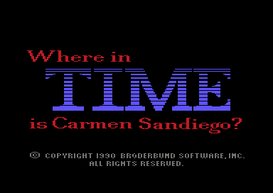 Where in Time Is Carmen Sandiego? [1581]