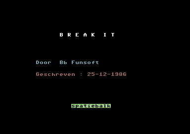 Break It [dutch]