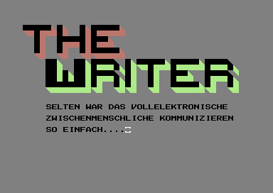 The Writer V1.0 [german]