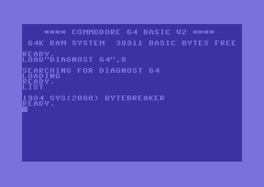 Commodore 64 Diagnostic