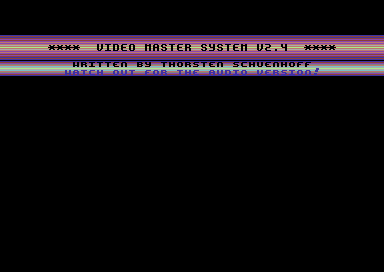 Video Master System V2.4