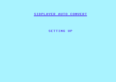Sidplayer Auto Convert