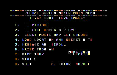 Deluxe Screen Maker