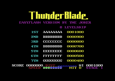Thunderblade +