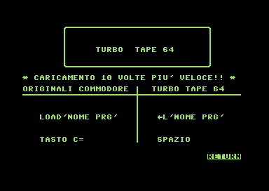 Turbo Tape 64 [italian]