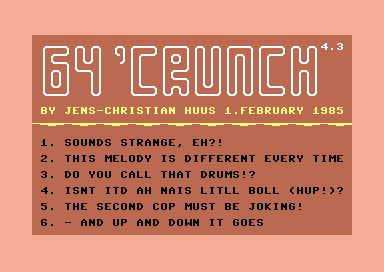 JCH's BASIC Sounds 1984-85
