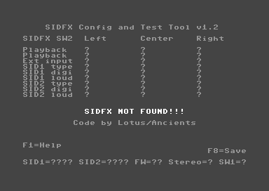 SIDFX Config and Test Tool V1.2