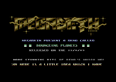 Megadeth Intro