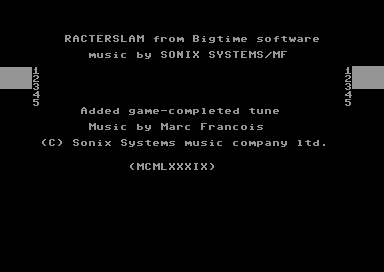 Racterslam Added Game-Completed Tune