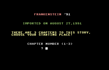 Frankenstein '91