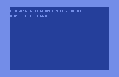 Flash's Checksum Protector V1.0
