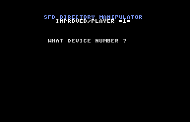 SFD Directory Manipulator
