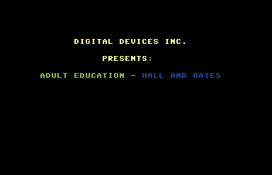 Adult Education - Hall and Oates