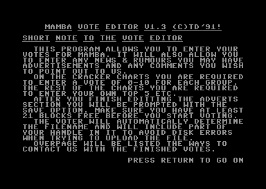 Mamba Vote Editor V1.3