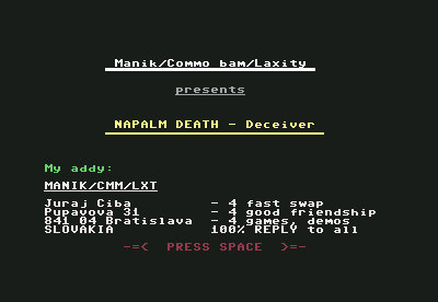 Napalm Death - Deceiver